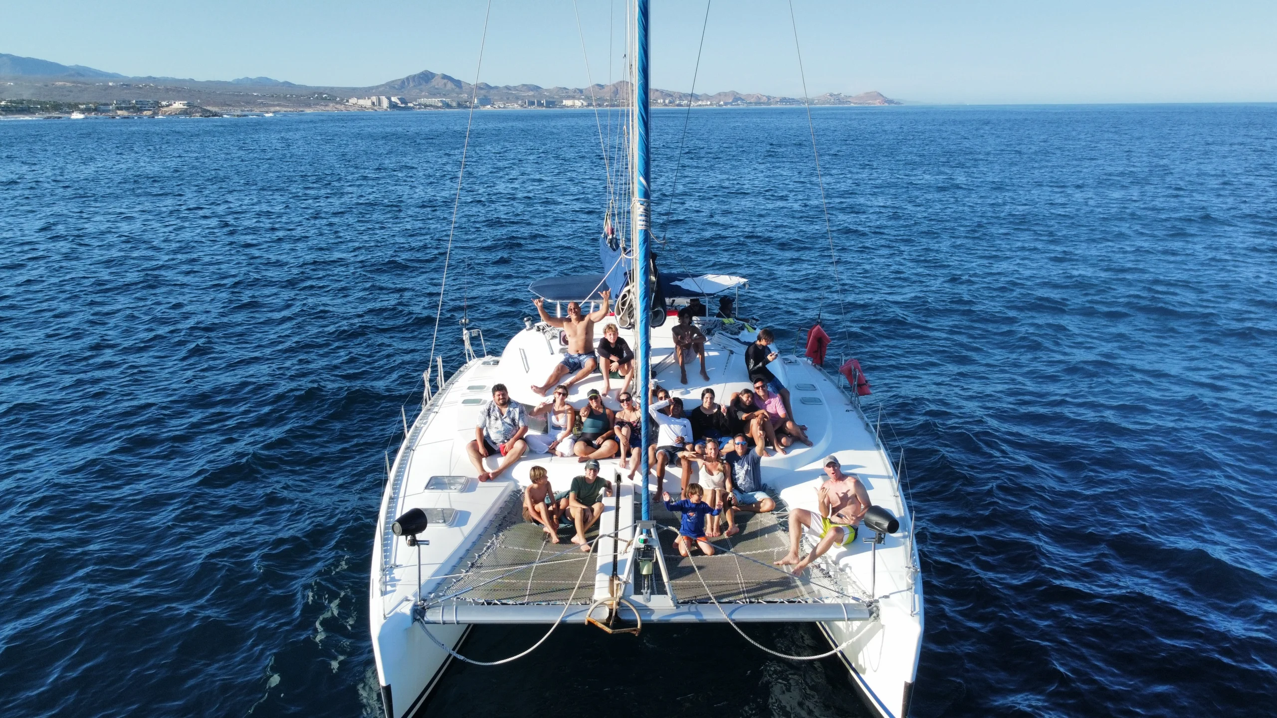 Private catamaran sailing in Los Cabos, Baja California Sur Sail Baja Adventures